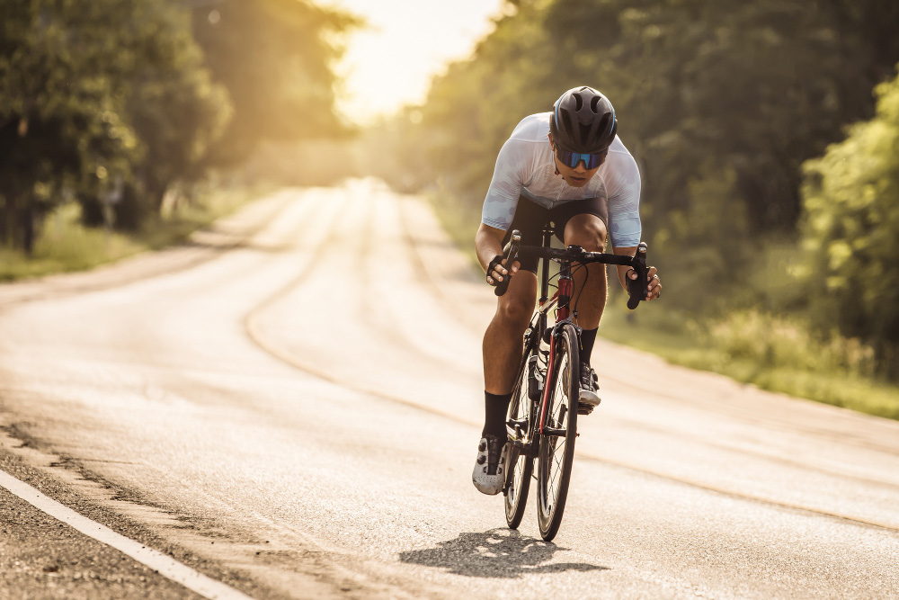 La position correcte sur un vélo de course –